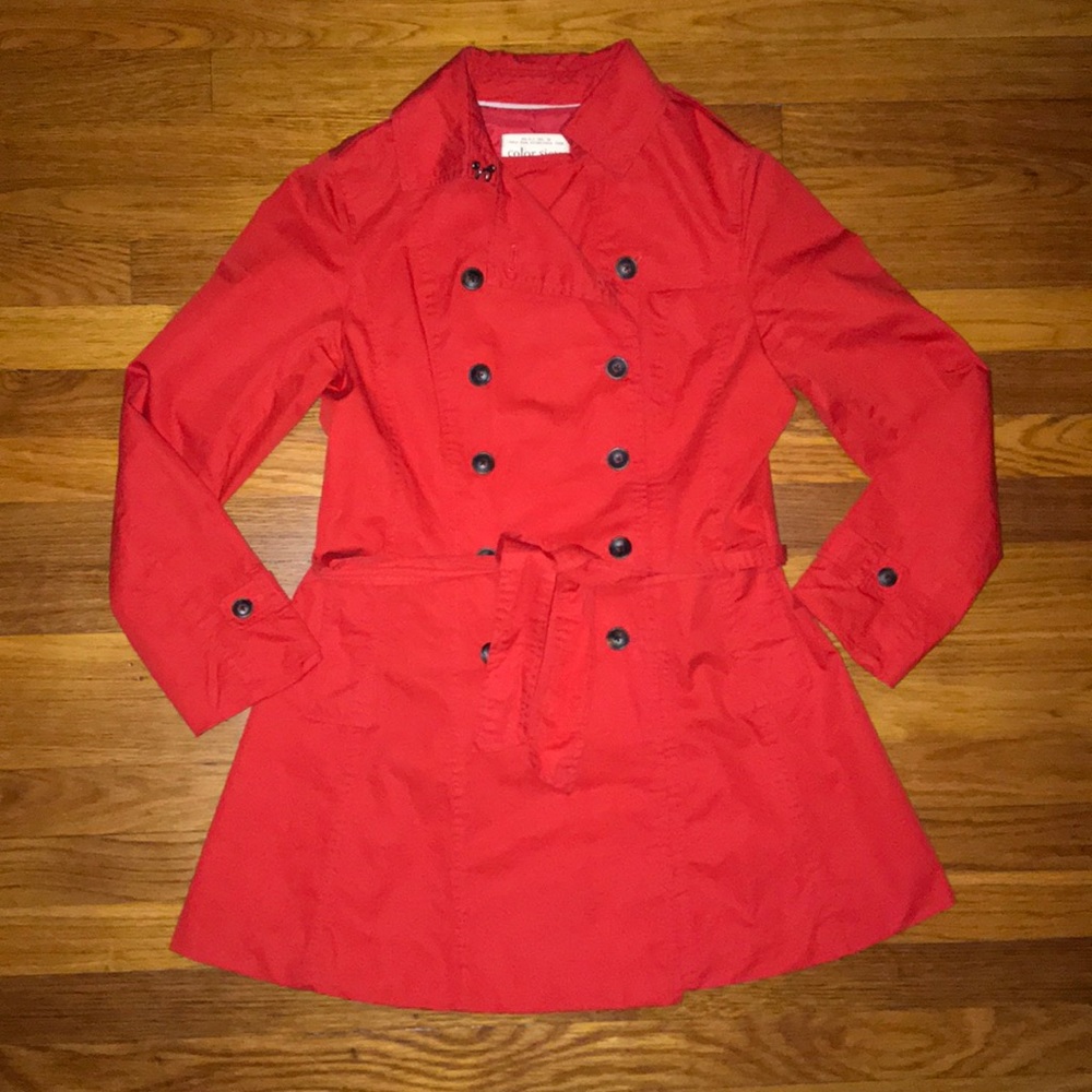 Red Pea coat